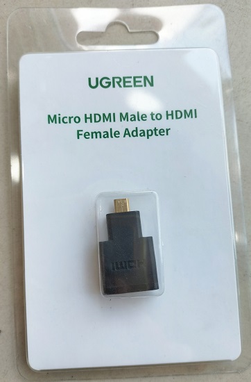 Đầu chuyển Micro HDMI to HDMI âm Ugreen 20106
